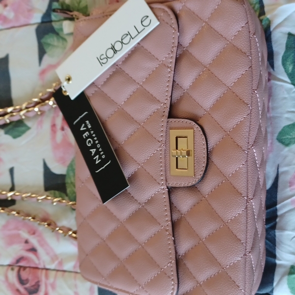New Pale Pink caviar handbag - Picture 3 of 3